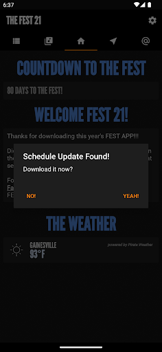 Android application Fest 21 screenshort