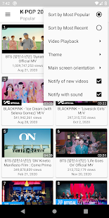K-POP Tube - Popular & Recent 1.0.39 Screenshots 4