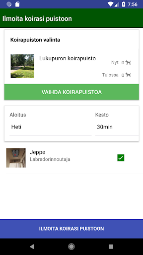 Koirapuisto Screen 3