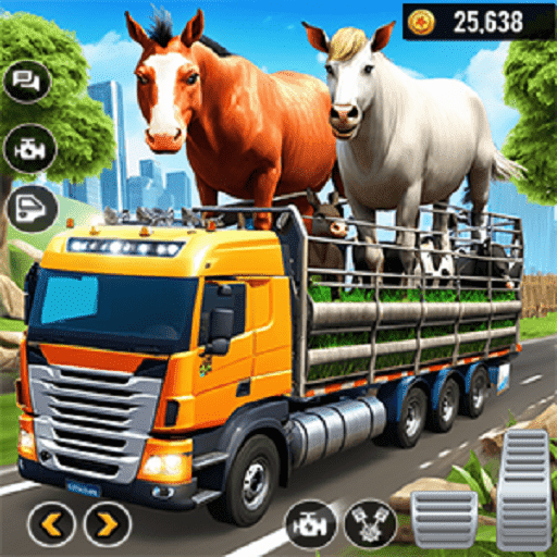 Wild Animals Truck Transporter  Icon