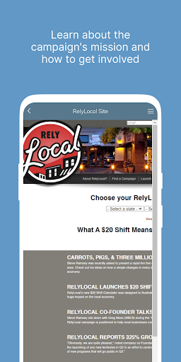 RelyLocal Screen 2