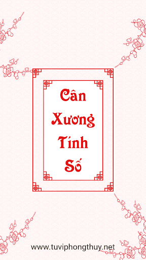 Android application Cân Xương Tính Số - Tử Vi 2023 screenshort