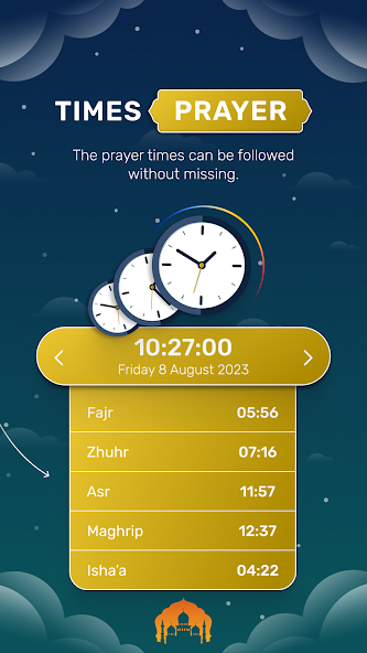 Al Quran, tempos oração, Qibla 2.6 APK + Mod (Unlimited money) para Android