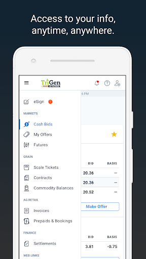 Android application TriGen Ag Partners screenshort