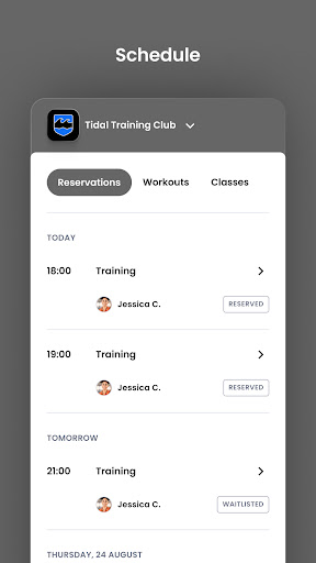 Tidal Training Club