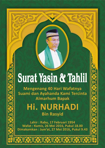 Android application Surat Yasin & Tahlil H Nurhadi screenshort