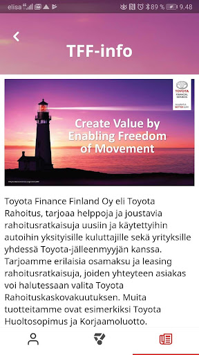 TFF App Screen 2