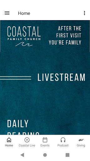 Android application Coastal Family Church - FL screenshort
