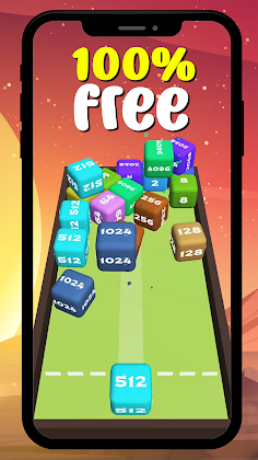 2048 Cube Shooting 3D Merge - Screenshot 3