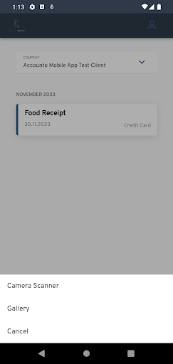 Android application Countmate screenshort