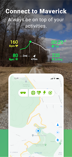 Android application Everysight Fitness screenshort
