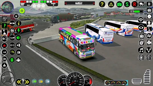 jogo de ônibus moderno