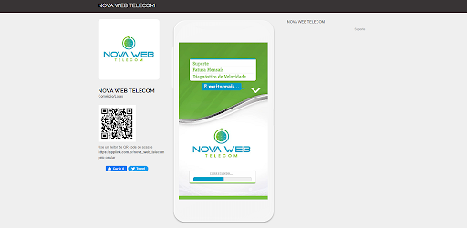 Android application nova web telecom screenshort