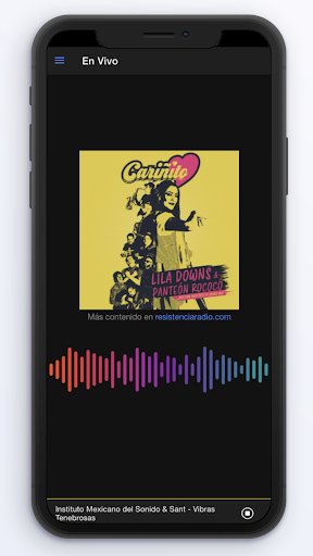 Resistencia Radio App Screen 2