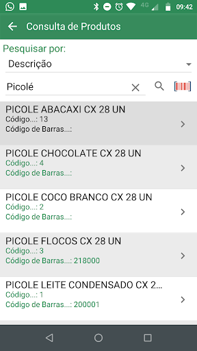 EficazERP Screen 2