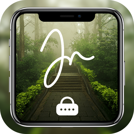 Signature Lock Unlock Screen logo