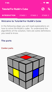 Tutorial For Rubik's Cube
