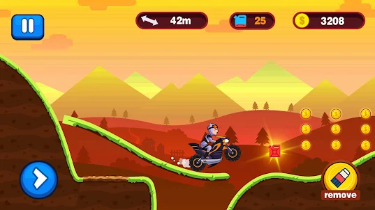 Draw Moto Rider-Speed Racing