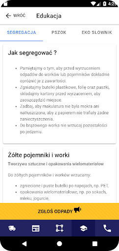 PGK Wywozy Screen 3