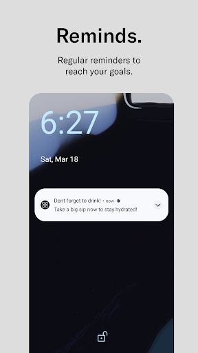 Screenshot of waterdrop® Hydration App