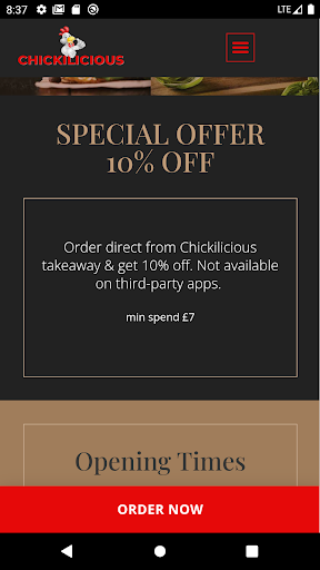 Chickilicious Screen 2