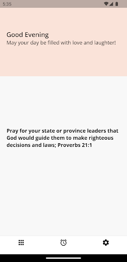 Android application Daily Prayer screenshort