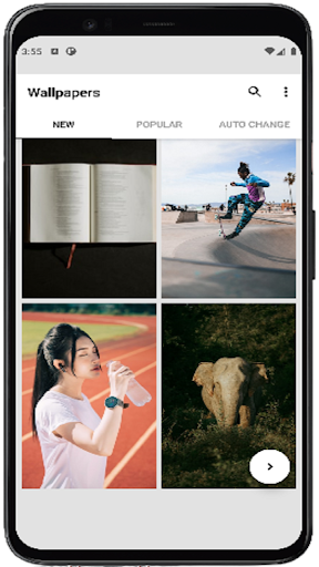 Android application Wallpapers App screenshort