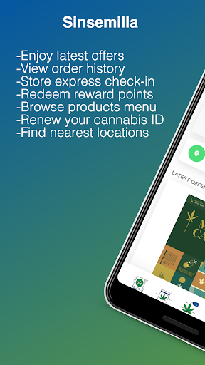 Android application SINSEMILLA screenshort