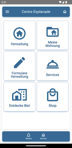 Android application Esplanade Smart Living screenshort