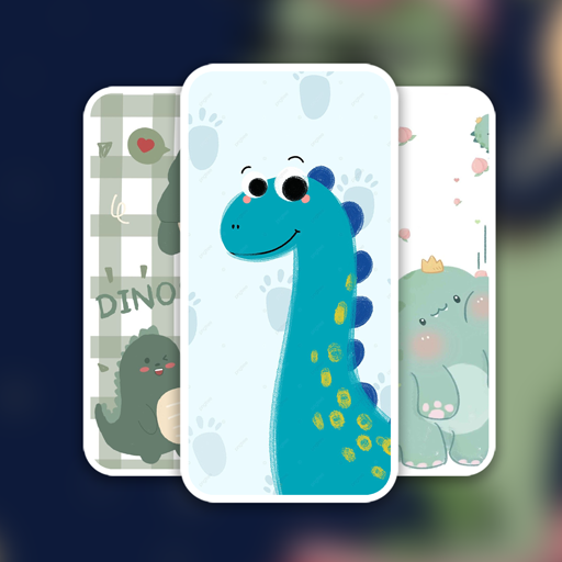 Dinosaur Wallpaper Cute logo