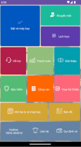 Android application tân phi vân screenshort