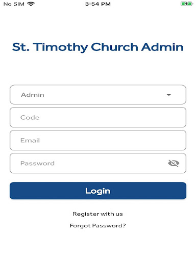 St Timothy Admin Screen 3