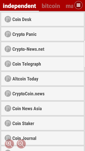 Android application CNRT - Crypto News Real Time screenshort