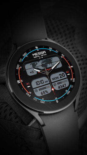 Watchface Digital Messa LX48 Screenshot 1 - AppWisp.com
