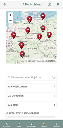 Android application IA-Auktion screenshort