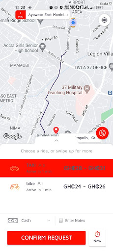Ghana Taxi Screen 3