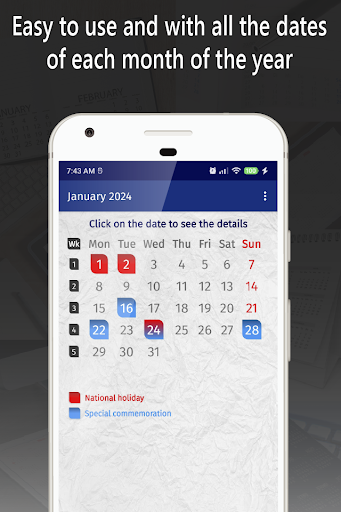 romania calendar 2024 Screen 2