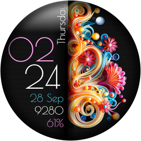 CC Botanical Watch Face