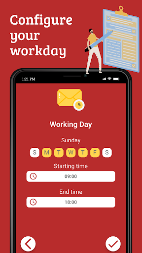 Reminder: Break at Work Screen 3