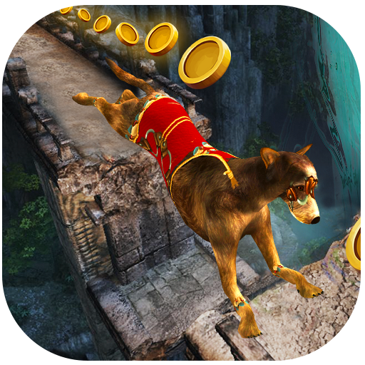 Dog Jungle Run Endless Escape logo