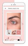 screenshot of Makeup Tutorial step by step
