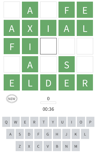WordSquare Screen 2