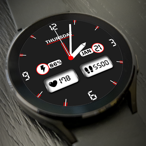 Key A001 Analog Watch Face Screen 3
