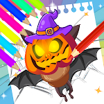 Cover Image of डाउनलोड Halloween coloring book  APK