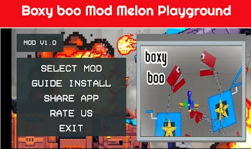Boxy boo Mod Melon Playground