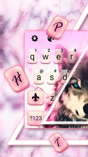 Wolf Hipster Triangle Keyboard Screen 2