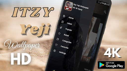 Android application Itzy Yeji Wallpaper HD 4K Kpop screenshort