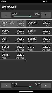 World Clock & Widget