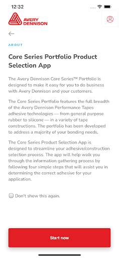 Core Series™ Tape Selection Screen 2
