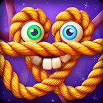Happy Tangle 3D-rope lock game